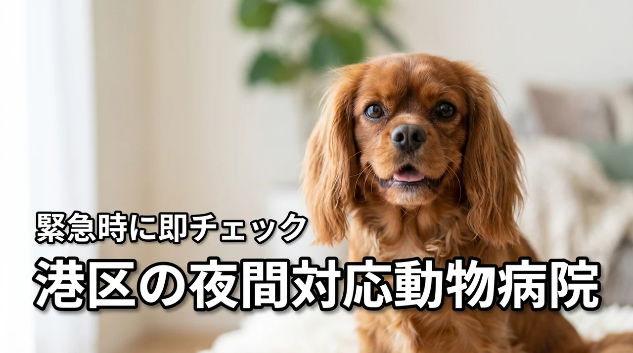 【東京都港区】の動物病院で夜間対応OKはココ！即行動できるよう要チェック！