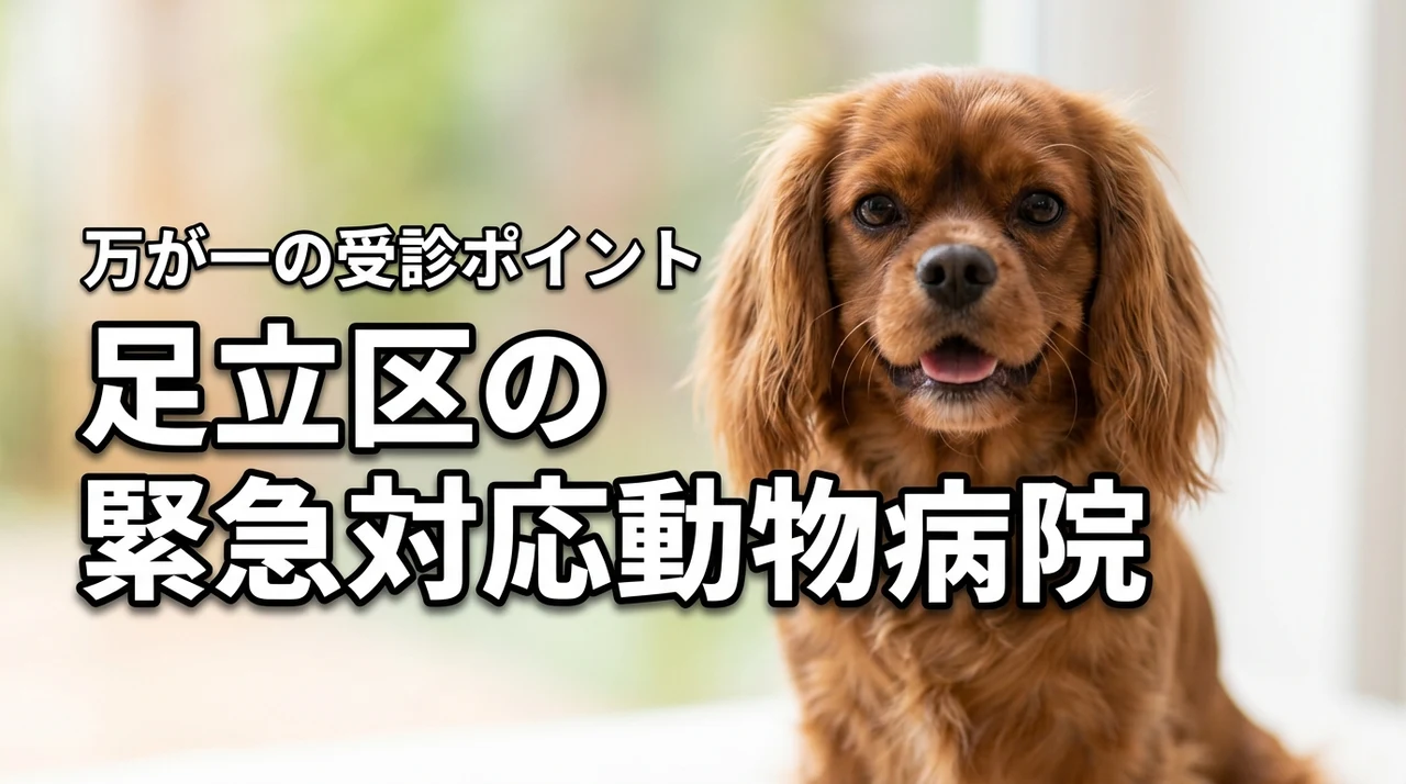 東京都足立区の動物病院で緊急対応してくれるのはココ！万が一に備えて受診ポイントも解説！
