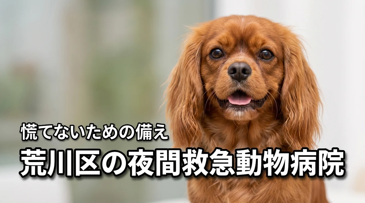 【東京都荒川区】の動物病院で夜間救急OKはココ！万が一の事態に慌てないために要チェック！
