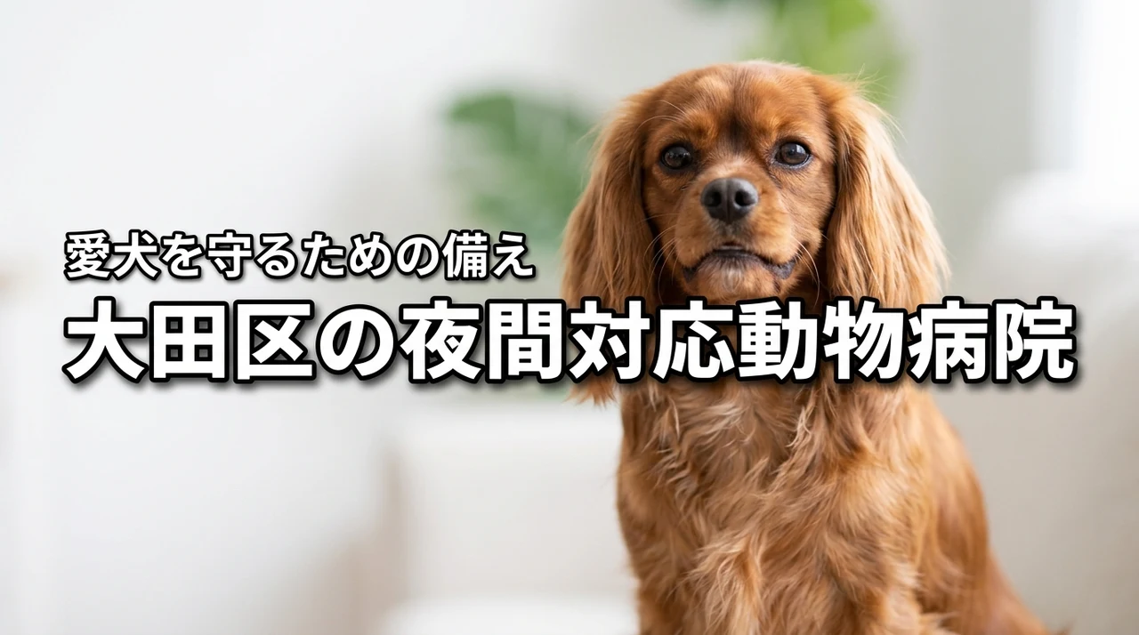 【東京都大田区】の動物病院で夜間対応しているのは？愛犬を守るために準備万端にしておこう！